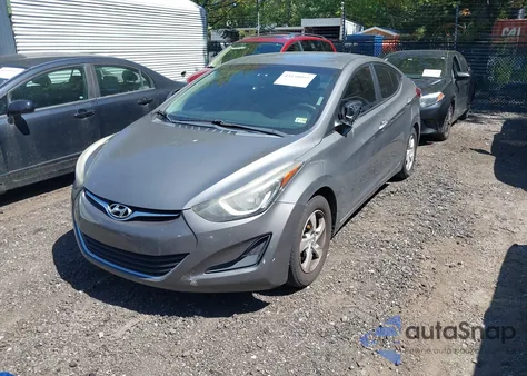 2014 Hyundai Elantra Se z USA, uszkodzony, nr VIN 5NPDH4AE6EH525263